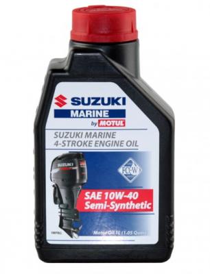 Полусинтетическое моторное масло Motul Suzuki Marine 4T SAE 10W40 (1л)
